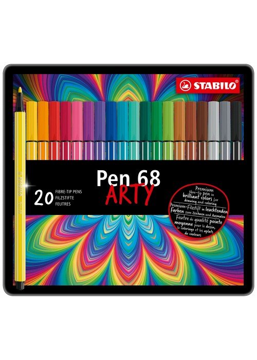 Flomasteriai PEN 68 arty 20vnt