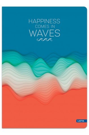 Knyga A5 96lap 70g lang WAVES