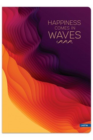 Knyga A5 96lap 70g lang WAVES