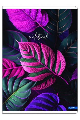 Sąsiuvinis A5 52lap 80g linija BOTANICAL