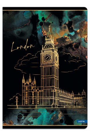 Sąsiuvinis A5 52lap 80g linija GOLD CITY