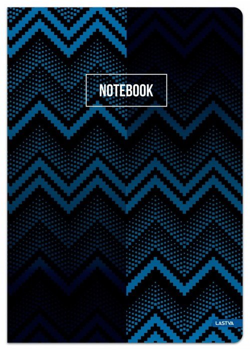 Sąsiuvinis A4 96lap 70g linija PIXEL