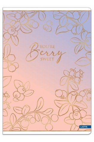 Sąsiuvinis A4 52lap 80g lang BERRY