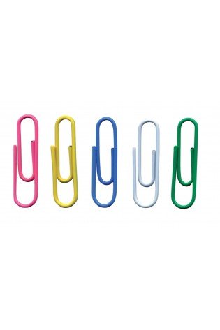 Spalvotos sąvaržėlės, 28mm, 500vnt.