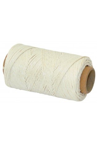 Špagatas lininis,baltas 0.1 kg, 220m