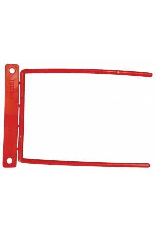 Archyvinis segtukas D-clip raudonas