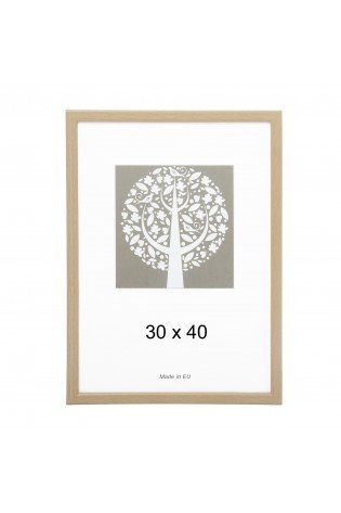 Rėmelis A3 30x40cm šviesaus medžio sp.