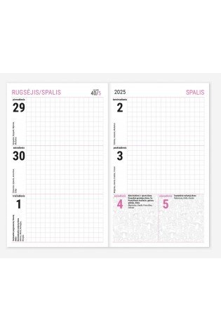 Stilingas jaunuolio kalendorius NEBULA