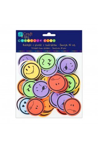 Lipdukai iš putų su piešiniu EMOCIJOS 60