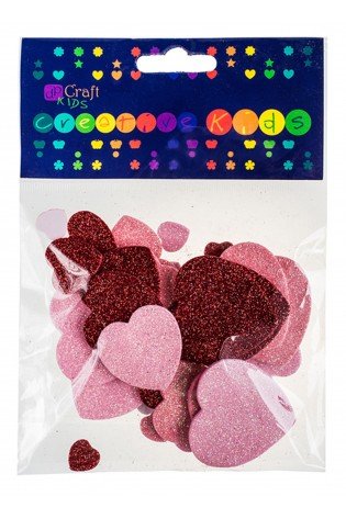 Lipdukai iš putų BLIZGANČIOS ŠIRDYS 30vnt