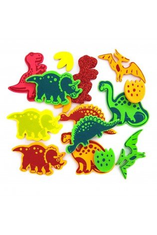 Lipdukai iš putų DINOZAURAI, 26vnt.