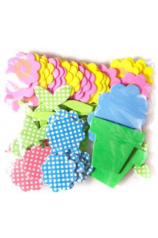 Lipdukai iš putų GĖLĖS 60vnt.