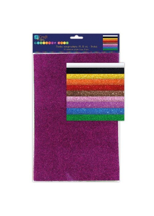 Putplasčio A4 lapų rinkinys BROKAT lipnūs 10lap