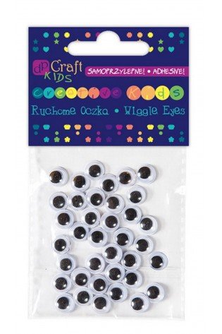 Lipnios judančios akys, 8mm, 36vnt.