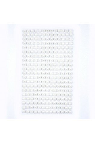 Lipnūs perlai 6mm 260vnt OFF WHITE