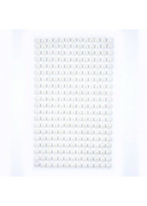 Lipnūs perlai 6mm 260vnt OFF WHITE
