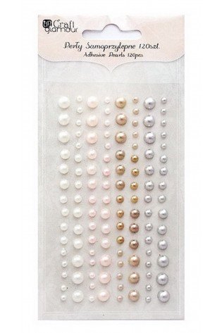 Lipnūs perlai 120vnt.MOCCA CREAM