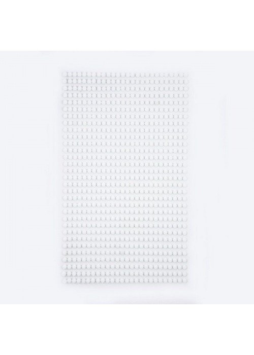 Dekor.lipnūs kristalai 3mm 806vnt. WHITE