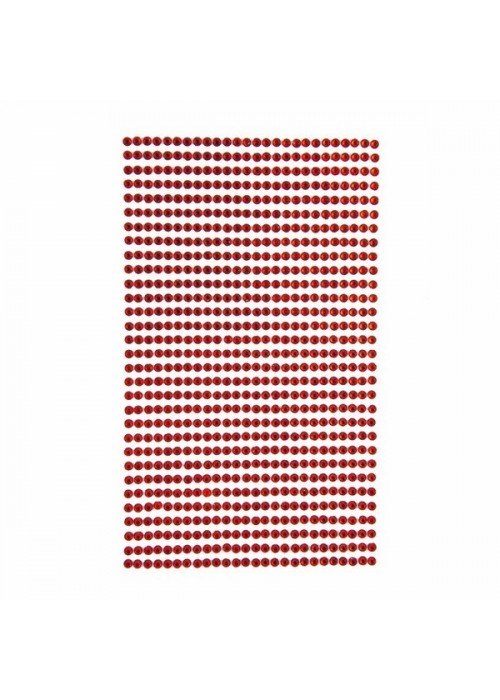 Dekor.lipnūs kristalai 3mm 806vnt. RED