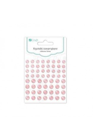 Dekor.lipnūs kristalai, 60vnt.,kreminiai