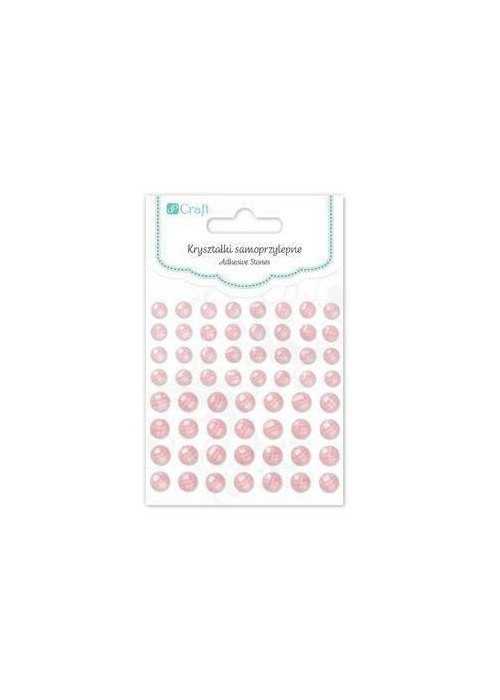 Dekor.lipnūs kristalai, 60vnt.,kreminiai