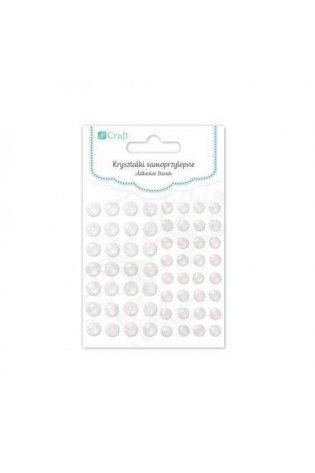 Dekor.lipnūs kristalai, 60vnt.,skaidrūs