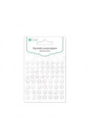 Dekor.lipnūs kristalai, 60vnt., skaidrūs