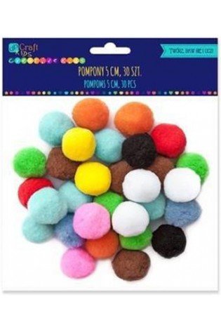 Akriliniai burbuliukai, MIX, 5cm, 30vnt.