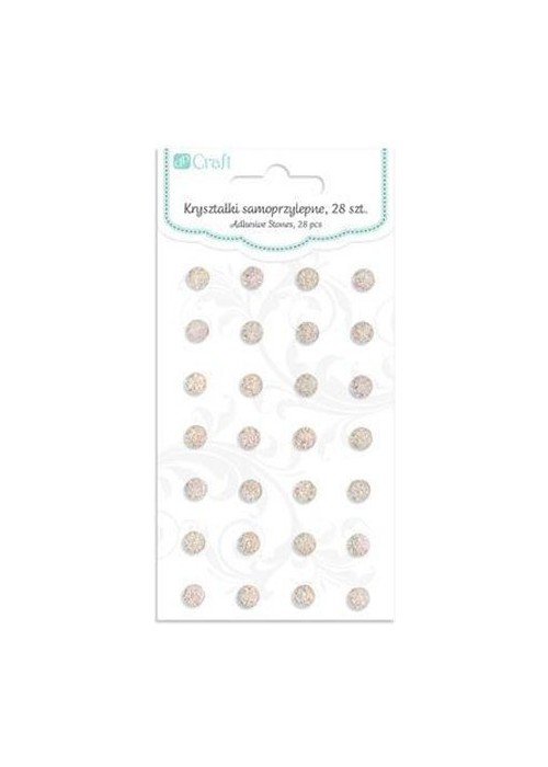 Dekor.lipnūs kristalai, 8mm, 28vnt.,pilki