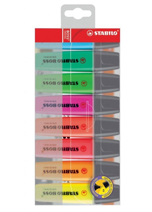 Teksto žymeklių BOSS rinkinys, 8vnt.