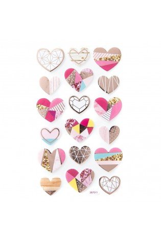 Lipdukai iš putų ŠIRDYS 18vnt.