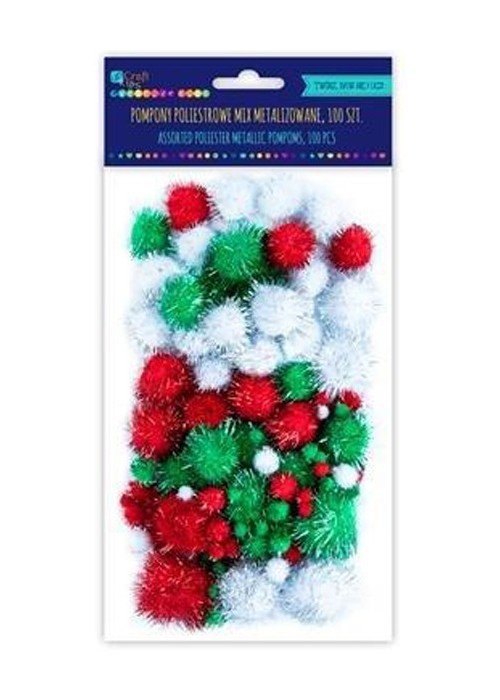 Burbuliukai poliesterio MIX 100vnt.