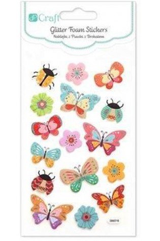 Lipdukai iš putų DRUGELIAI, 16vnt.