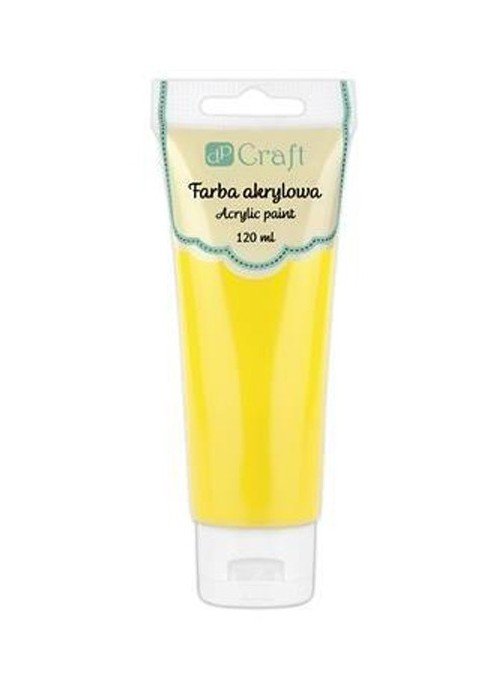 Akriliniai dažai 120ml, geltoni