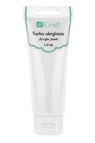 Akriliniai dažai 120ml, balti