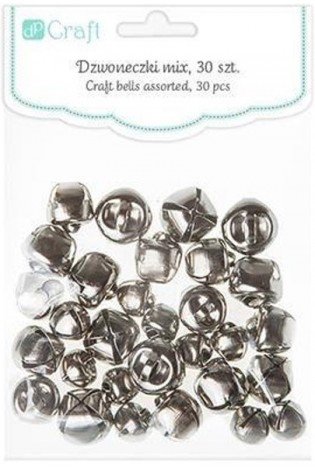 Varpeliai SIDABRINIAI, 30vnt.