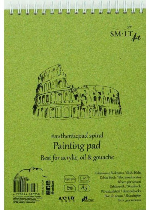 Bloknotas eskizams Authentic A5 20l, 290gsm