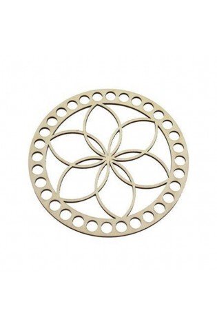 Nėrimo pagrindas GĖLĖS 15cm