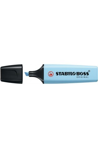 Teksto žymeklis BOSS pastel. šv.mėlynas