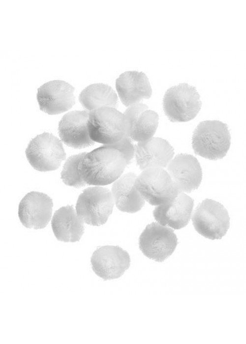 Burbuliukai balti 2cm 24vnt