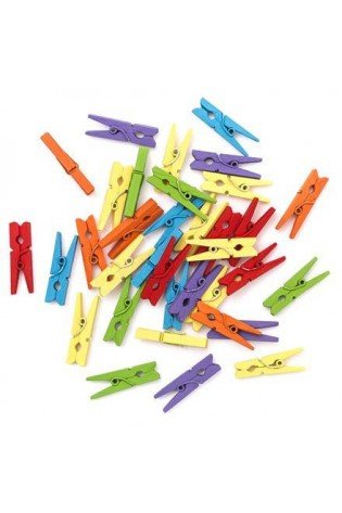 Mini spaustukai 3cm 30vnt juicy