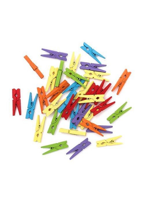 Mini spaustukai 3cm 30vnt juicy