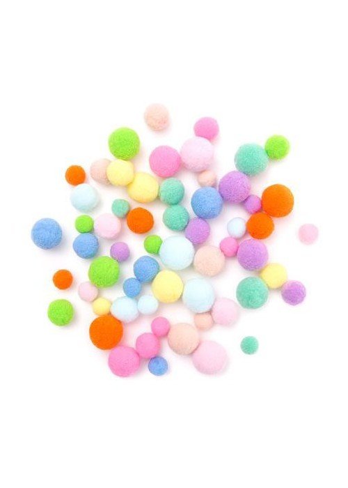 Burbuliukai 60vnt rainbow