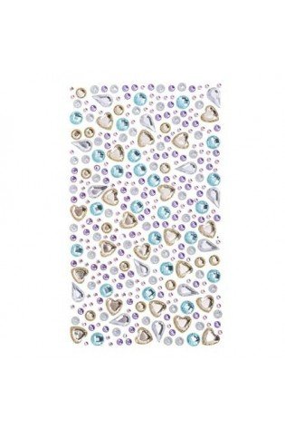 Lipnūs kristalai 250vnt ŠIRDDYS pastel