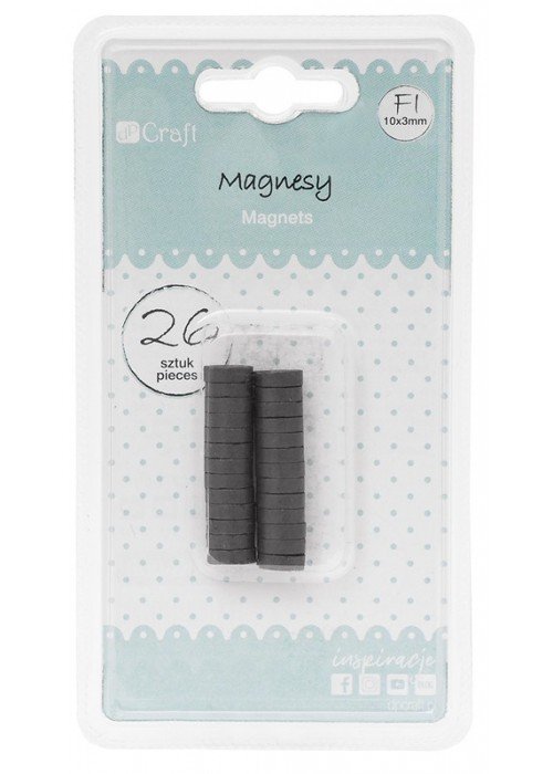 Magnetukai 10x3mm 26vnt