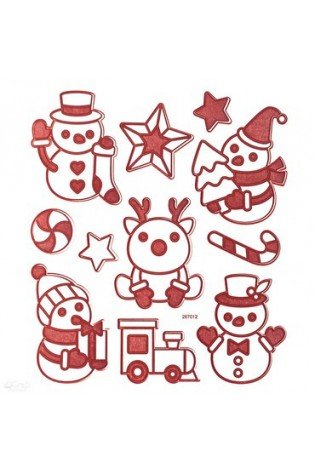 Rinkinys lipdukų gamybai SNOWMEN