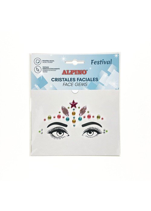 Veido lipdukai - kristalai ALPINO Cristales faciales Festival