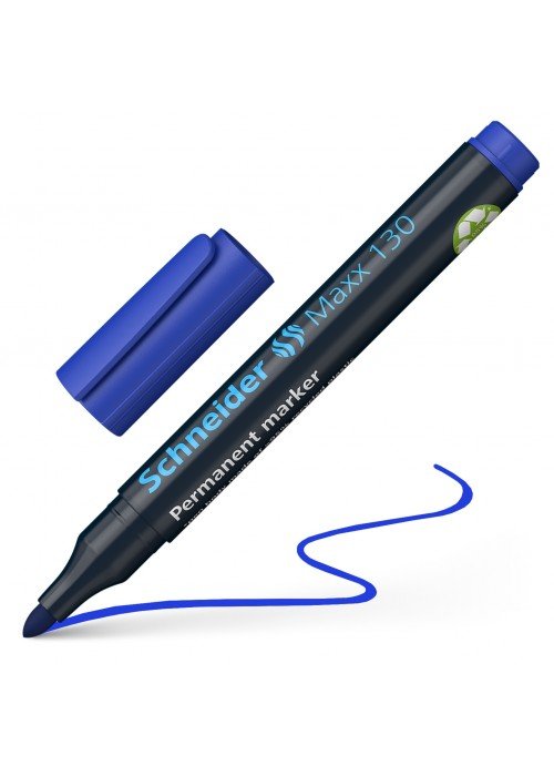 Žymeklis permanentinis Maxx 130 1-3mm mėlynas