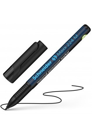 Žymeklis permanentinis Maxx 224 M 1.0mm juodas