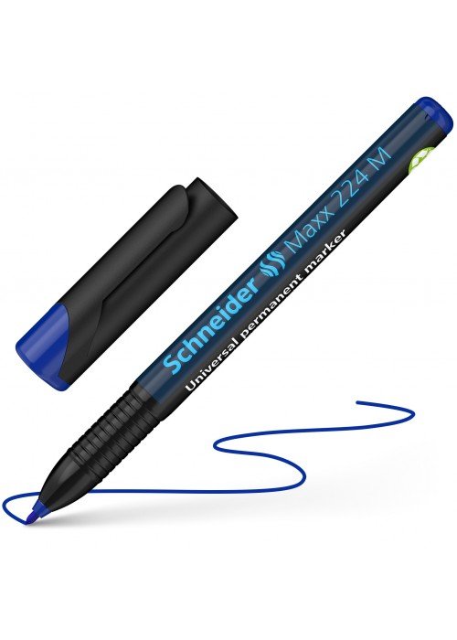 Žymeklis permanentinis Maxx 224 M 1.0mm mėlynas